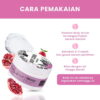 Scarlett Body Scrub Pomegrante - Gambar 4