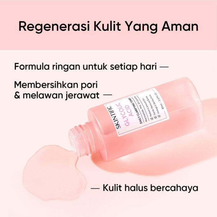 Skintific Glycolic Acid Daily Clarifiying Toner - Gambar 2