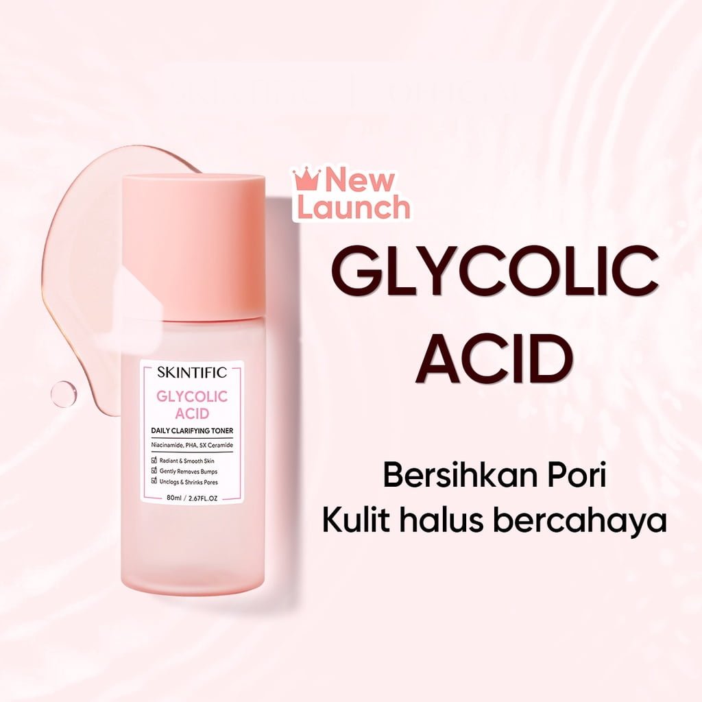 Glycolic Acid Daily Clarifiying Toner00004 Skintific Glycolic Acid Daily Clarifiying Toner - Gambar 1