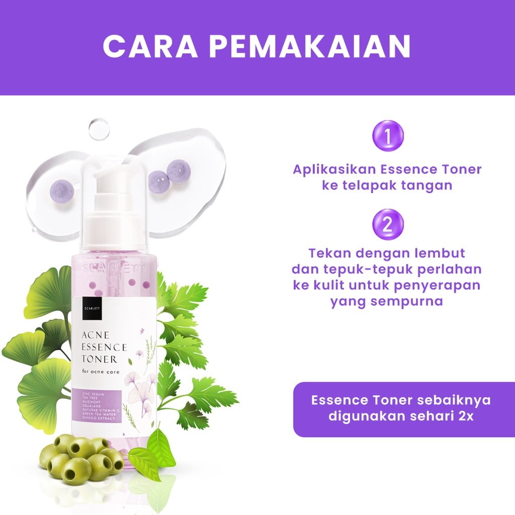 Scarlett Acne Essence Toner00002 Scarlett Acne Essence Toner - Gambar 3