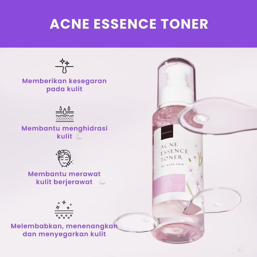 Scarlett Acne Essence Toner00003 Scarlett Acne Essence Toner - Gambar 2