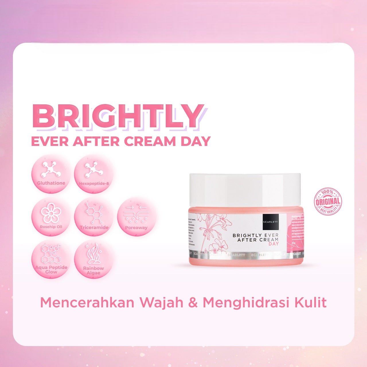 Scarlett Brightly Ever After Cream Day Scarlett Brightly Ever After Cream Day - Gambar 1