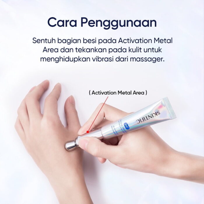 Skintific 360 Crystal Massager Lifting Eye Cream - Gambar 3