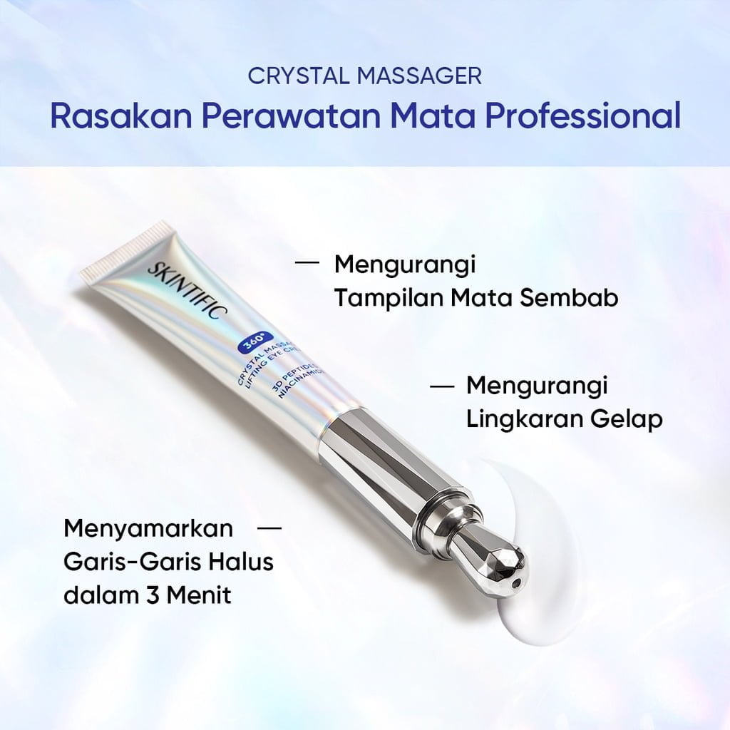Skintific 360 Crystal Massager Lifting Eye Cream Eye Gel Serum00004 Skintific 360 Crystal Massager Lifting Eye Cream - Gambar 2