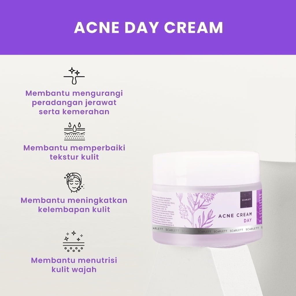 scarlett acne cream day-1 Scarlett Acne Cream Day - Gambar 2