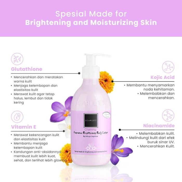 Scarlett Body Lotion Charming - Gambar 2