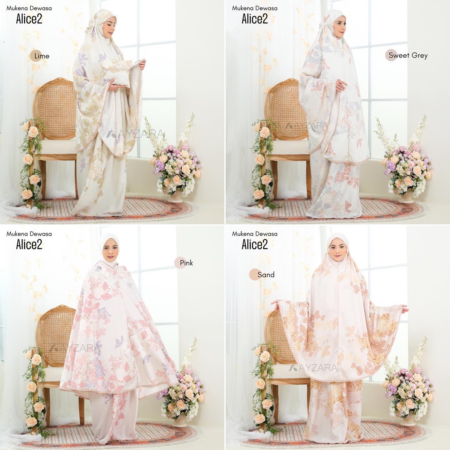 Mukena 2 in 1 Maxmara Alice Mukena 2 in 1 Maxmara Alice - Gambar 1