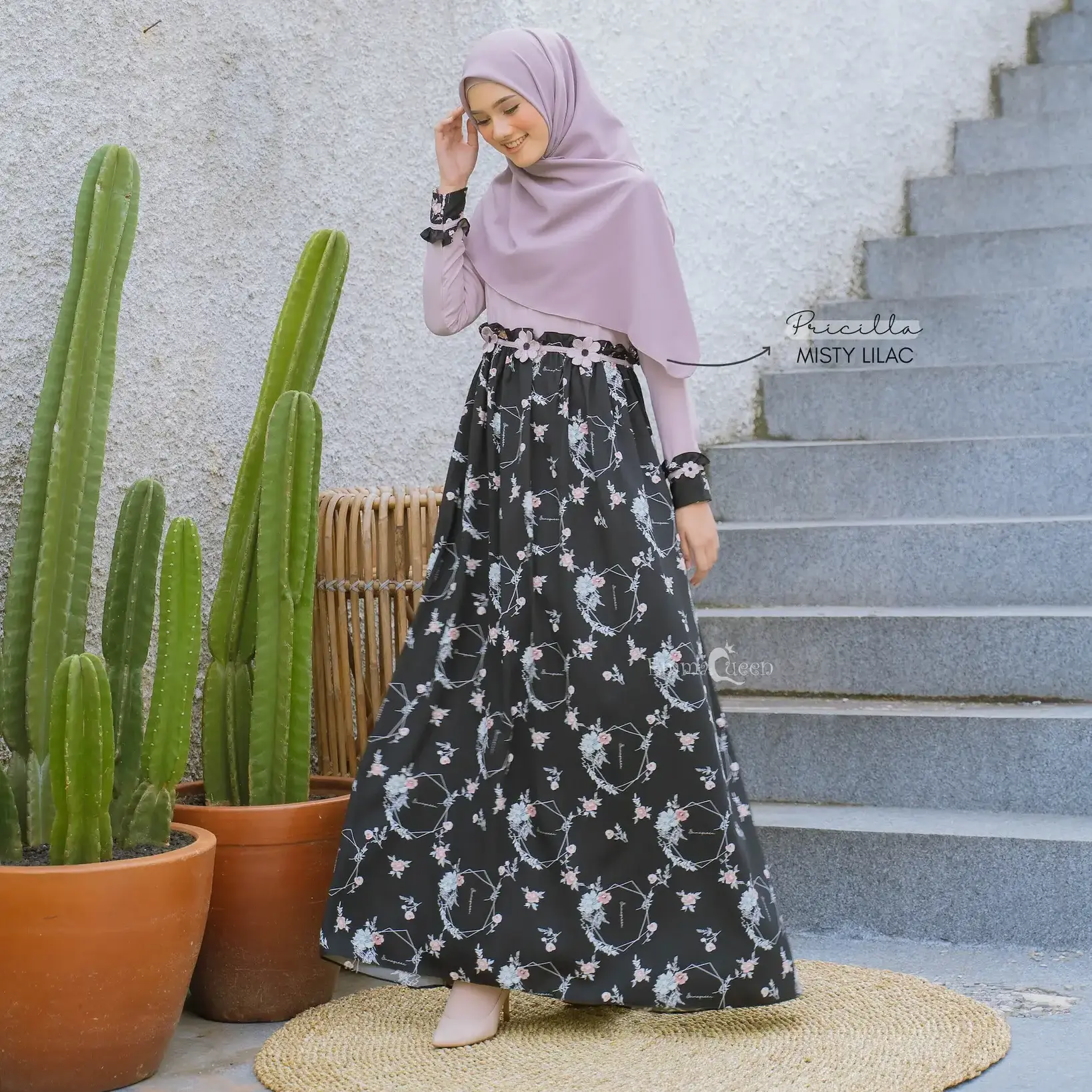 PricillaDressMistyLilac Pricilla Dress - Gambar 1