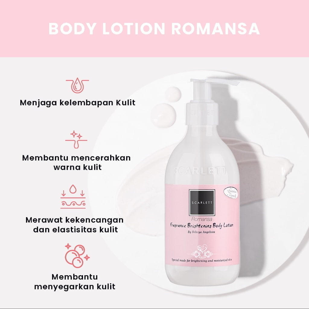 Scarlett Fragrance Brightening Body Lotion Romansa-4-min Scarlett Body Lotion Romansa - Gambar 4