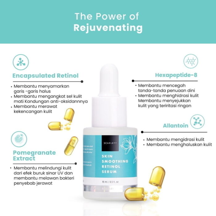 Scarlett Skin Smoothing Retinol Serum - Gambar 2