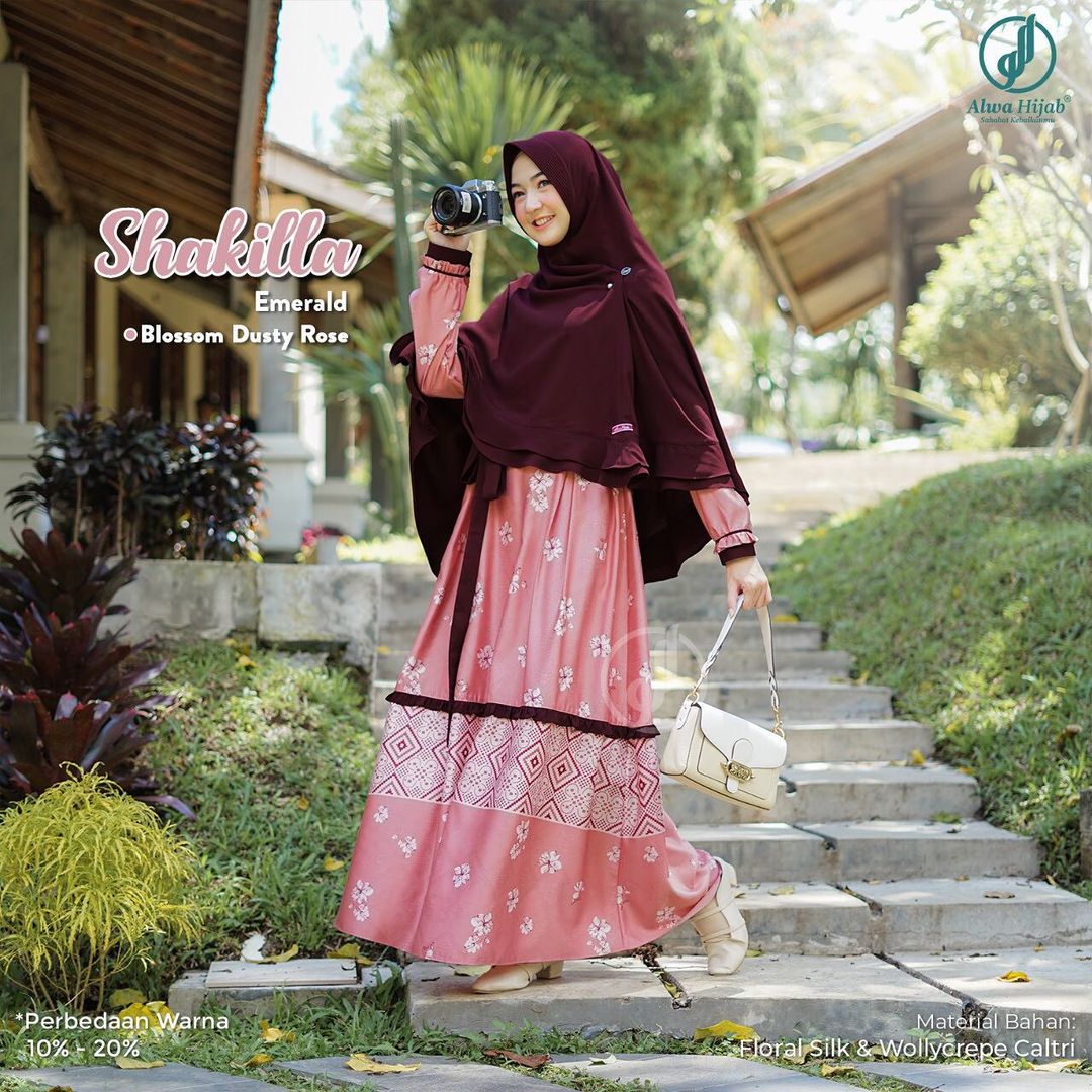 Shakila-dress-dusty-rose2 Shakila Dress Set - Gambar 6