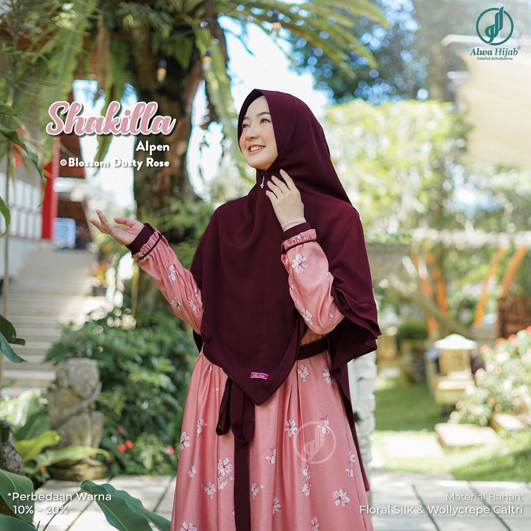 Shakila-dress-dusty-rose4 Shakila Dress Set - Gambar 4