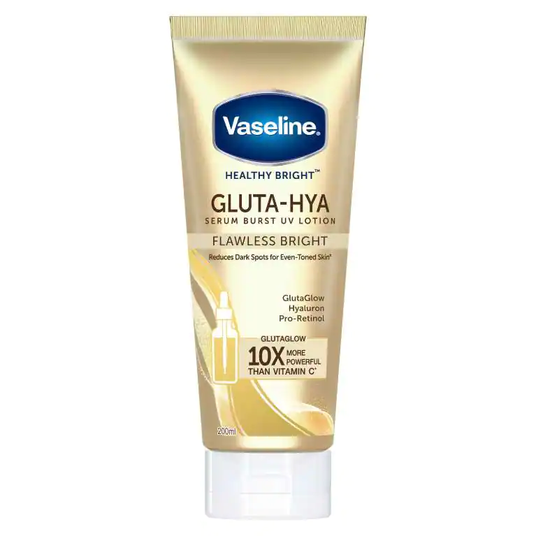 Vaseline Gluta-Hya Serum Burst Lotion Flawless Bright Vaseline Gluta-Hya Flawless Bright - Gambar 1