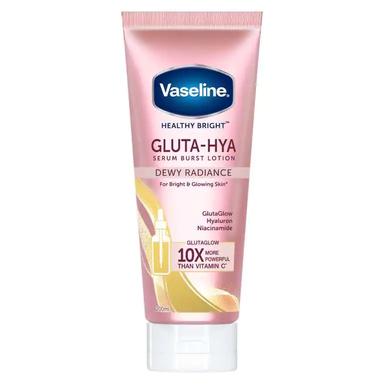Vaseline Gluta-Hya Serum Burst UV Lotion Dewy Radiance Vaseline Gluta-Hya Dewy Radiance - Gambar 1