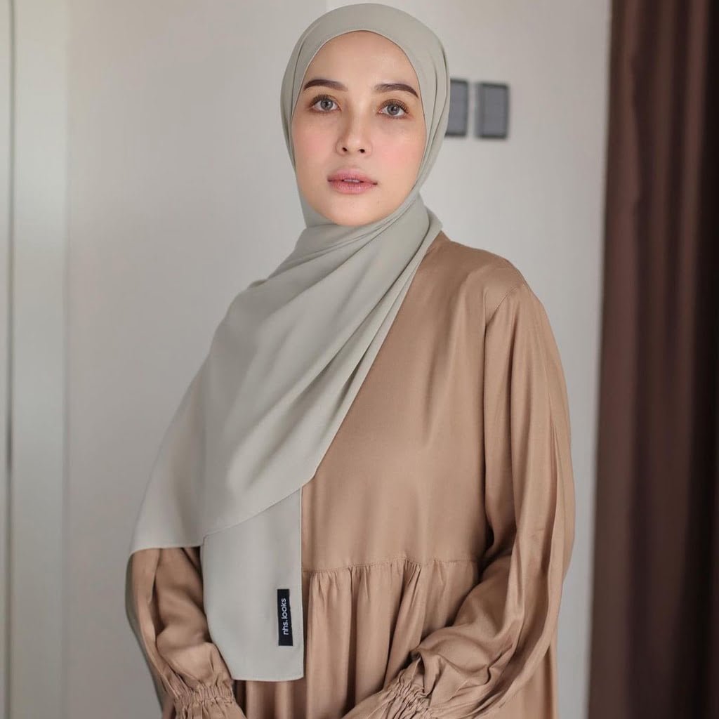 nhs-look-plain-pashmina-sage NHS Looks Pashmina Plain - Gambar 10
