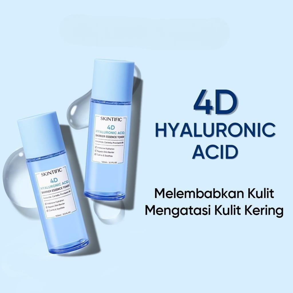 Skintific 4D Hyaluronic Acid Barrier Essence Toner-1 Skintific 4D Hyaluronic Acid Barrier Essence Toner - Gambar 1