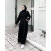 Abaya Saudi Hitam - Gambar 2