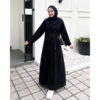 Abaya Saudi Hitam - Gambar 3