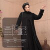 Abaya Saudi Hitam - Gambar 5