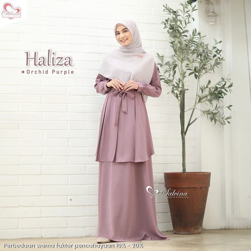 Haliza Dress Orchid Purple Haliza Dress - Gambar 2