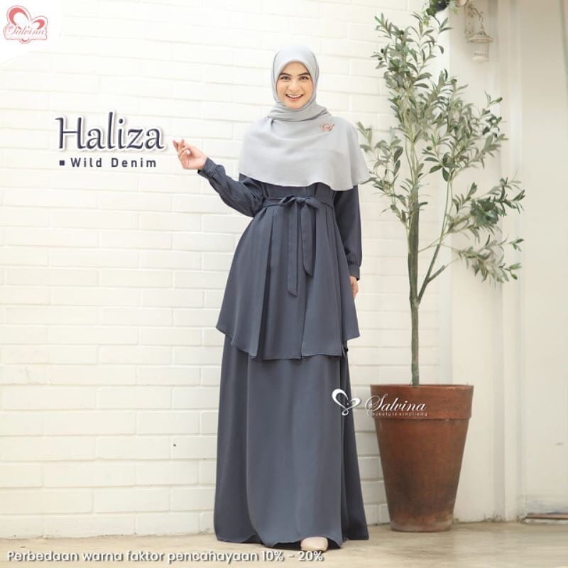 Haliza Dress Wild Denim Haliza Dress - Gambar 1