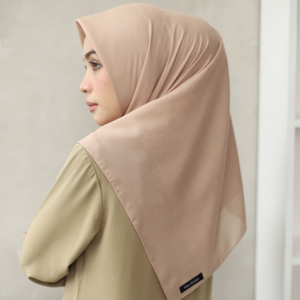 NHS Look Segi Empat Voal Galaxy Beige NHS Look Segi Empat Voal Galaxy - Gambar 2