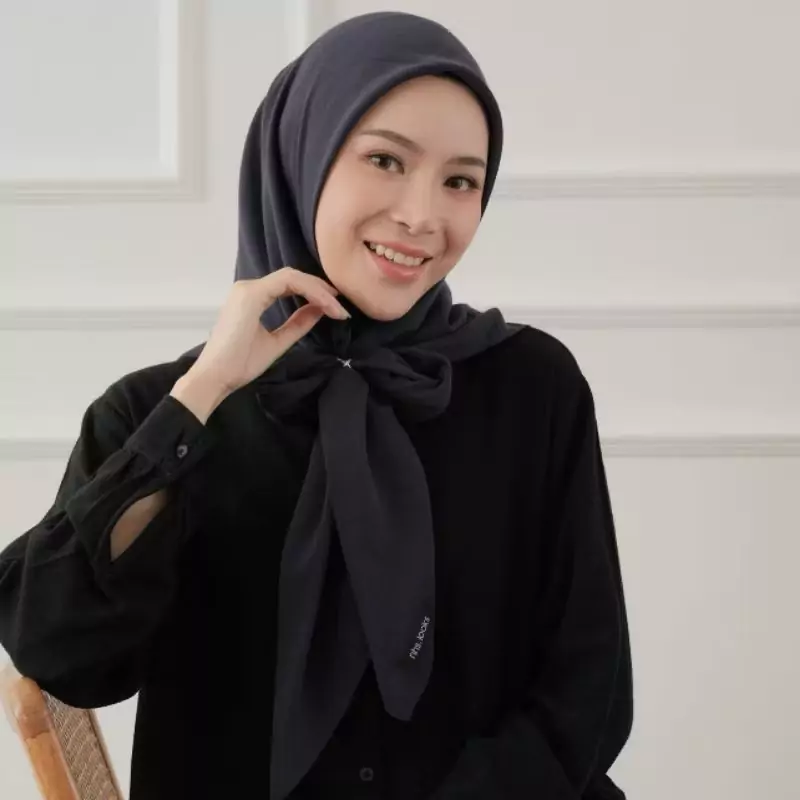 NHS Look Segi Empat Voal Miracle Navy NHS Look Segi Empat Voal Miracle - Gambar 23