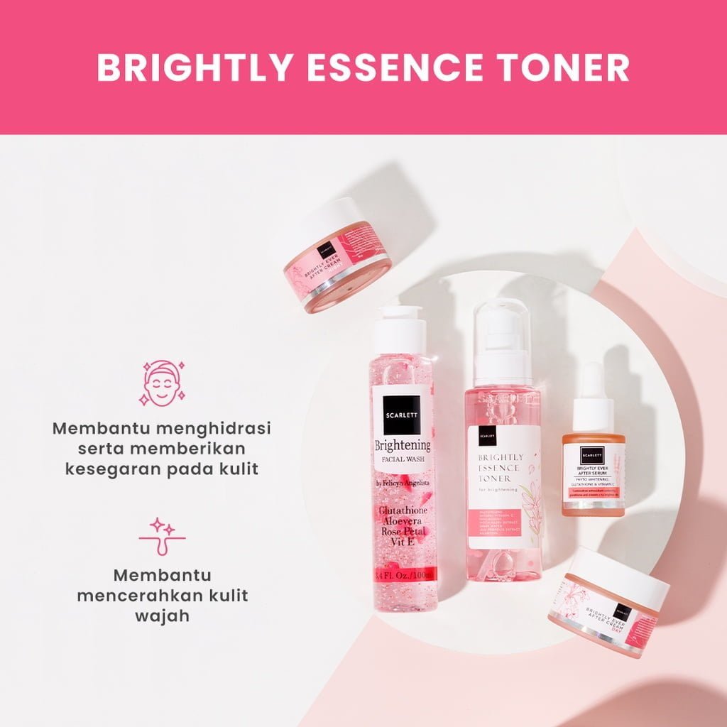 Scarlett Brightly Essence Toner-3 Scarlett Brightly Essence Toner - Gambar 2