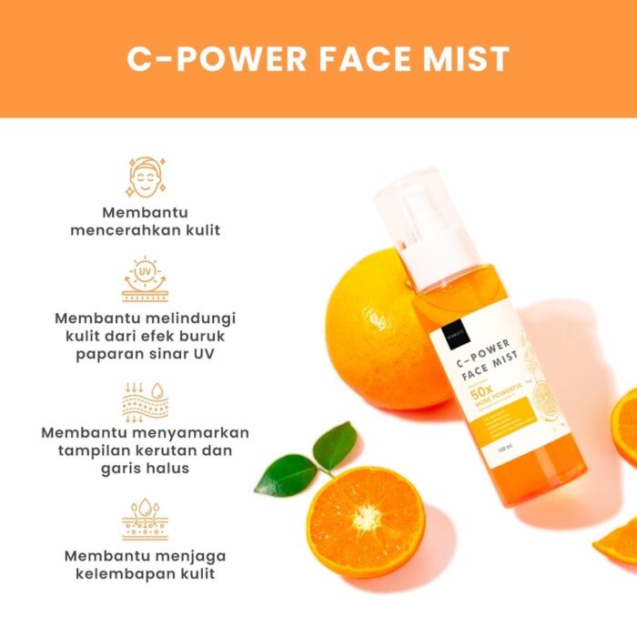 Scarlett C-Power Face Mist - Gambar 3