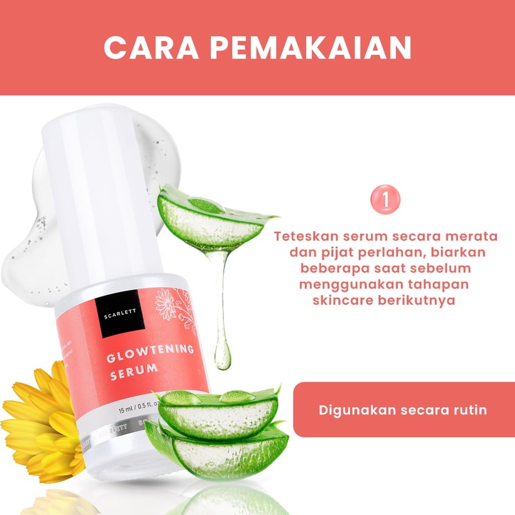 Scarlett Glowtening Serum-4 Scarlett Glowtening Serum - Gambar 3
