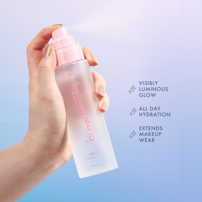 Luxcrime Glow-Getter Dewy Setting Spray - Gambar 5