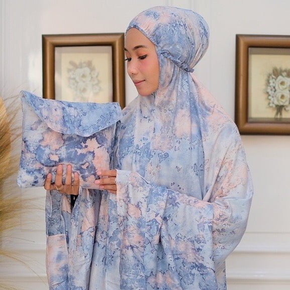 Mukena Granite Blue Mukena Granite - Gambar 1