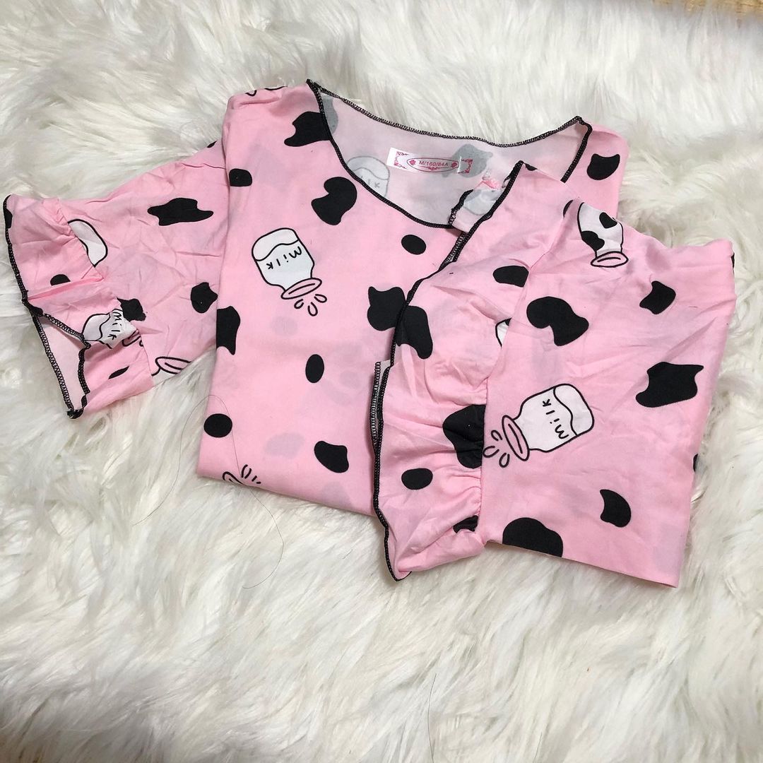 Pajama Summer Pink2 Pajama Summer Pink - Gambar 2
