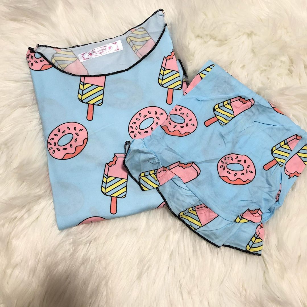Pajama Summer2 Pajama Summer Blue - Gambar 2