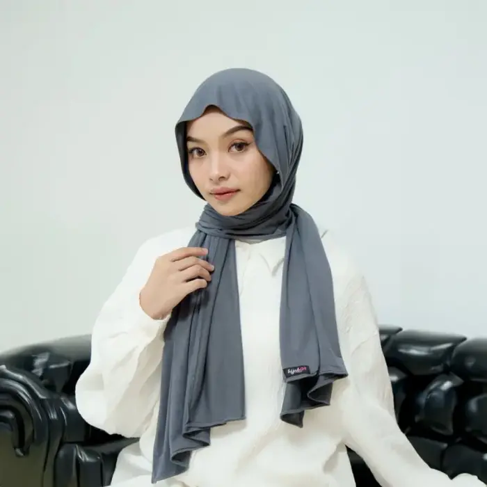 Pashmina Kaos Rayon - Gambar 6