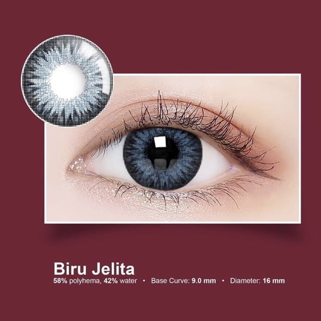 Softlens Big Eyes MAC Biru Jelita Softlens Big Eyes MAC by Exoticon (Normal) - Gambar 2