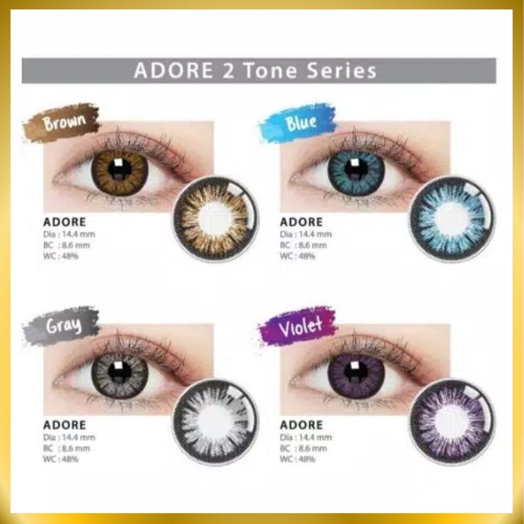 Softlens Living Color Adore 2 Tone by Irislab Softlens Living Color Adore 2 Tone by Irislab (Normal) - Gambar 1