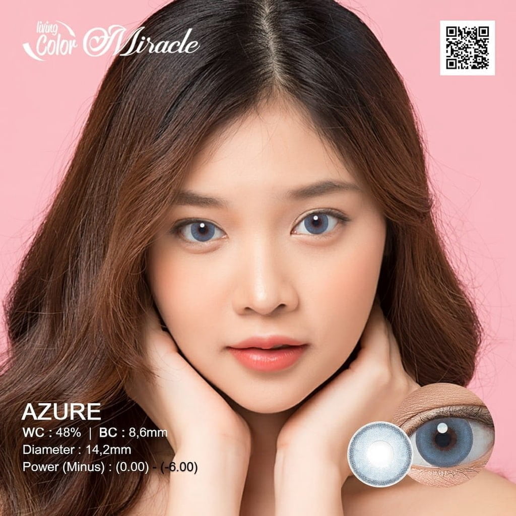 Softlens Miracle by Irislab Azure Softlens Miracle by Irislab (Normal) - Gambar 3