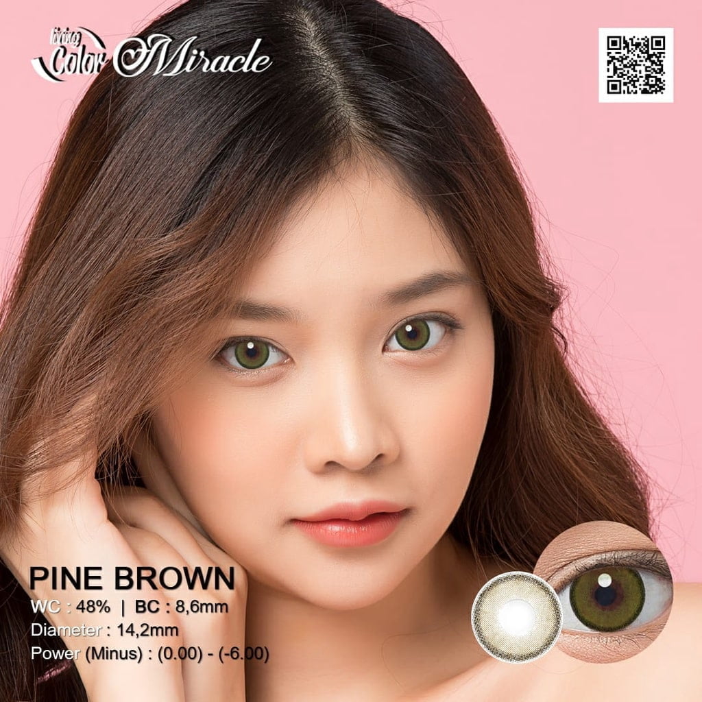 Softlens Miracle by Irislab Pine Brown Softlens Miracle by Irislab (Normal) - Gambar 5