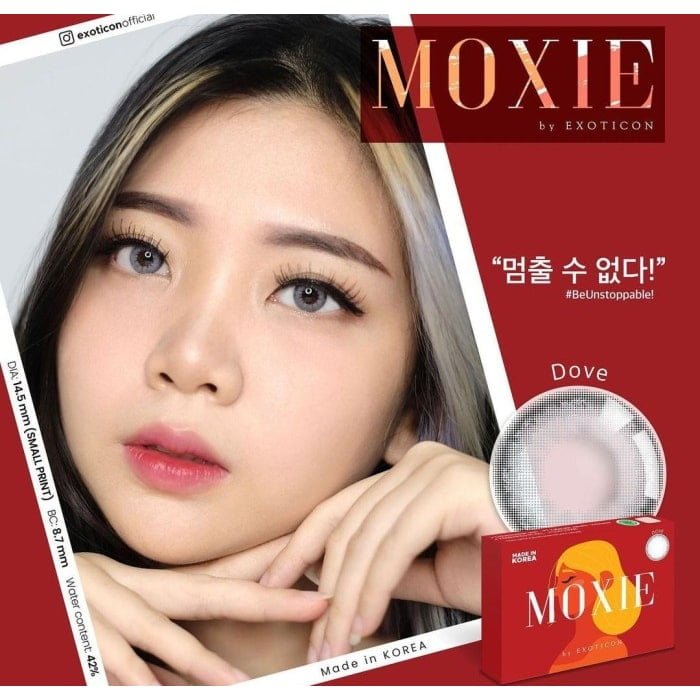 Softlens Moxie by Exoticon Dove Grey Softlens Moxie by Exoticon (Normal) - Gambar 5