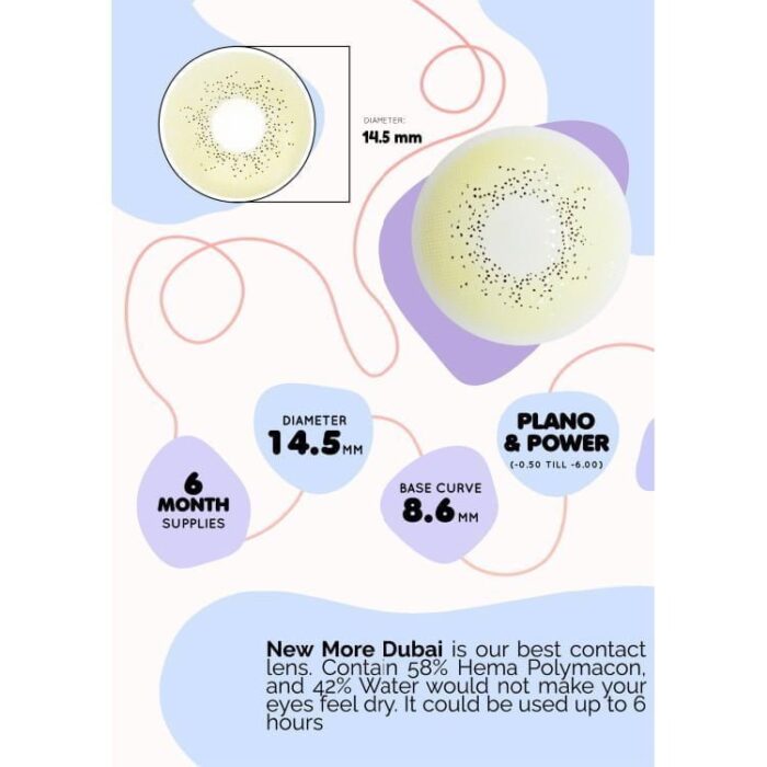 Softlens New More Dubai (Normal) - Gambar 2