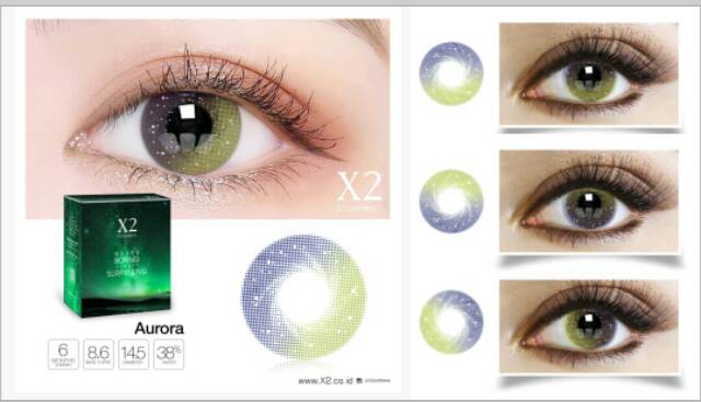 Softlens X2 Stardust Aurora Softlens X2 Stardust (Normal) - Gambar 6