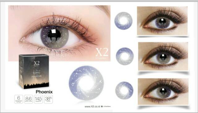 Softlens X2 Stardust Phoenix Softlens X2 Stardust (Normal) - Gambar 2