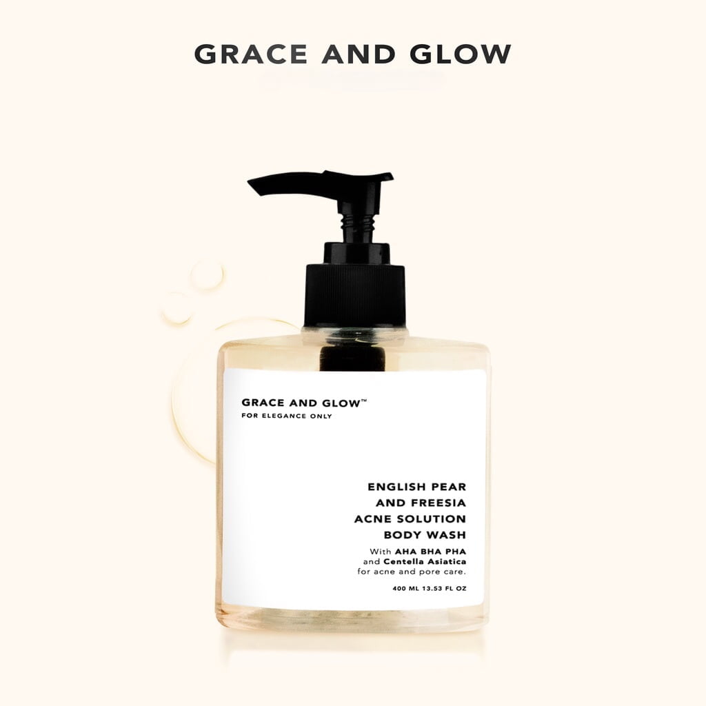 Grace and Glow English Pear and Freesia Body Wash2 Grace and Glow English Pear and Freesia Body Wash - Gambar 1