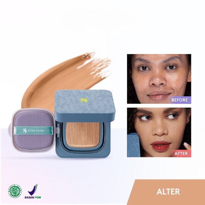 Somethinc Hooman Breathable UV Cushion Cover SPF 35 PA++++ - Gambar 8