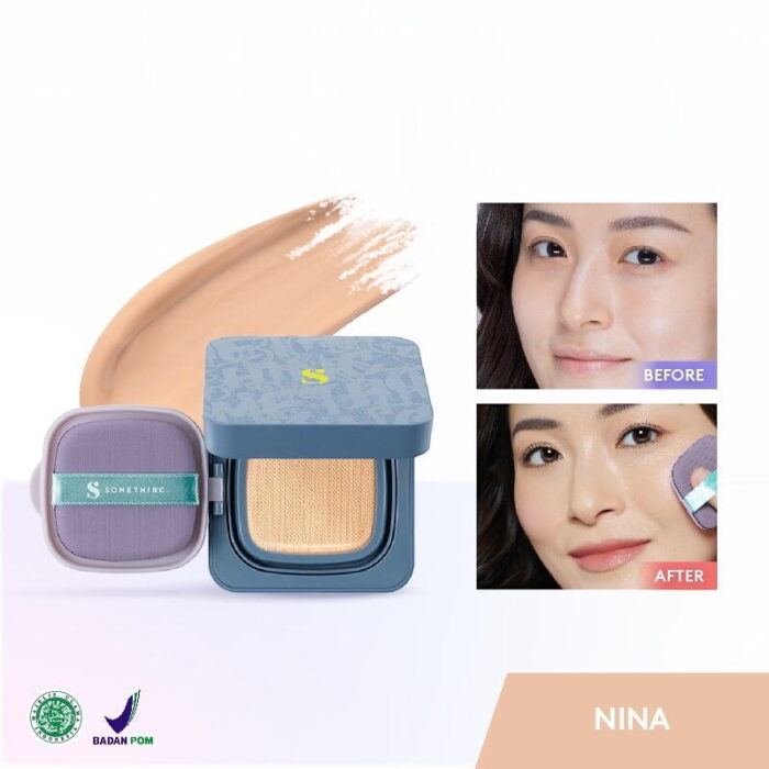 Somethinc Hooman Breathable UV Cushion Cover SPF 35 PA++++ - Gambar 13