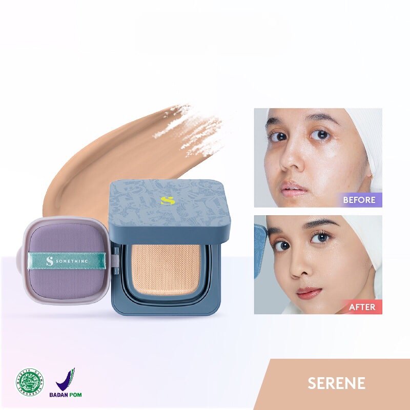 Hooman Breathable UV Cushion Cover Serene Somethinc Hooman Breathable UV Cushion Cover SPF 35 PA++++ - Gambar 11