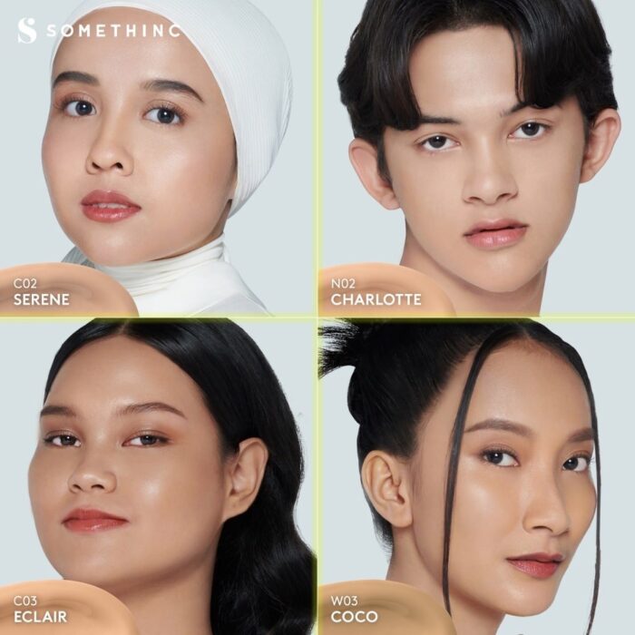 Somethinc Hooman Breathable UV Cushion Cover SPF 35 PA++++ - Gambar 2