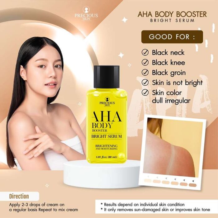 Precious Skin AHA Body Booster Bright Serum 30ml - Gambar 4
