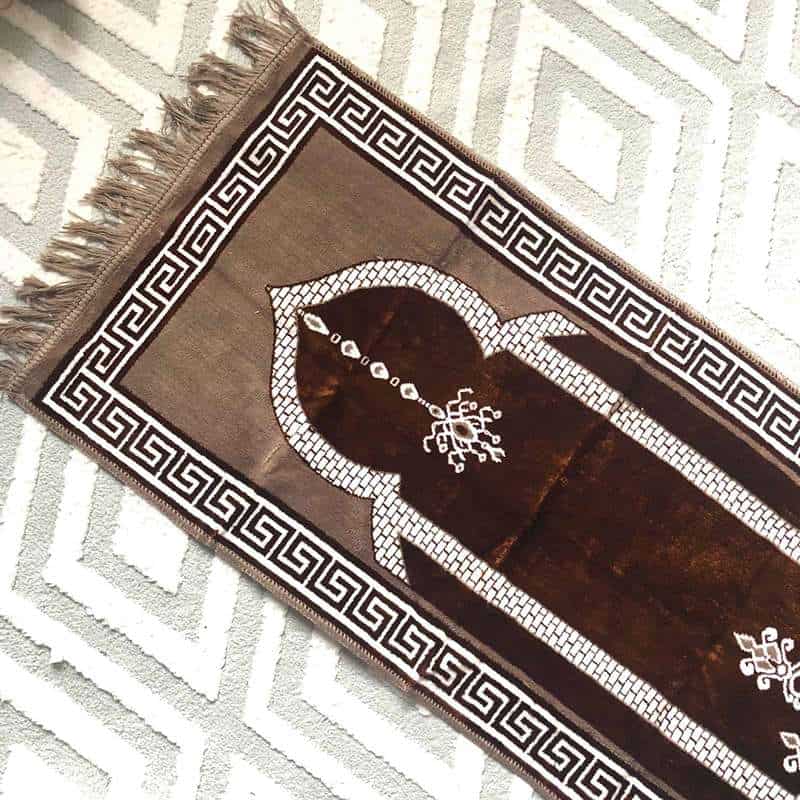 Sajadah Bludru Brown Sajadah Bludru - Gambar 3